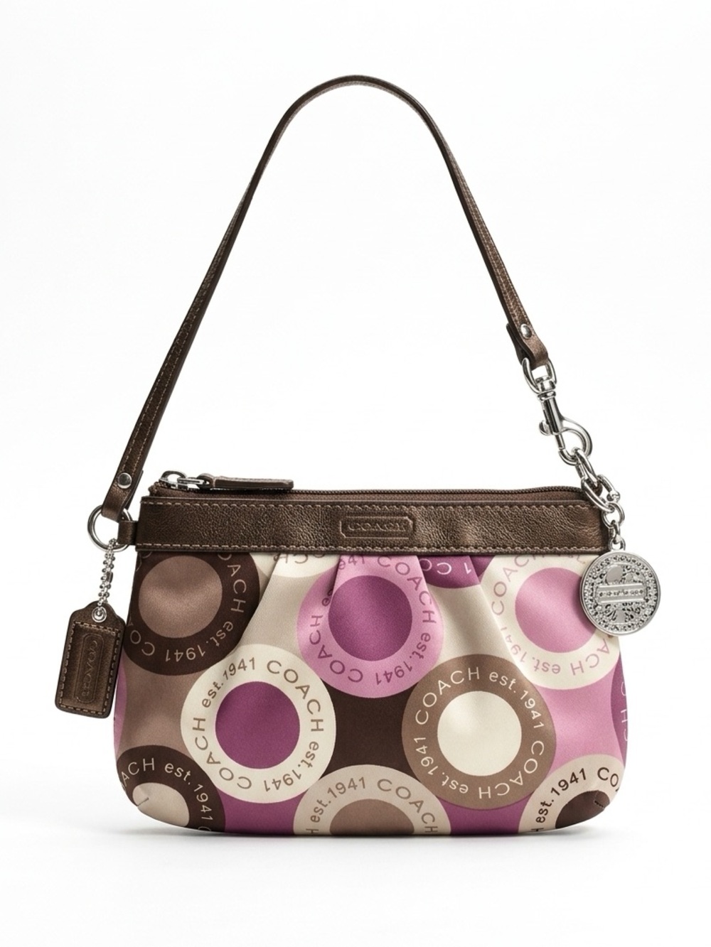 Coach Vintage Madison Snaphead Satin Wristlet w/ 2 Hangtags